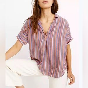 Madewell Women’s Courier Button Back Shirt